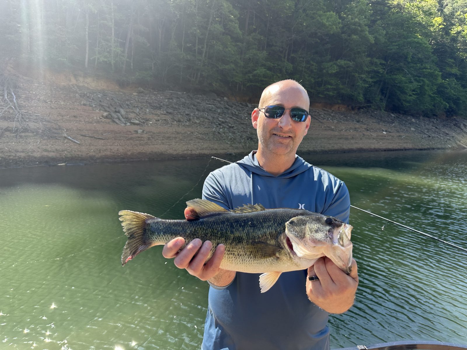 Bass fishing
